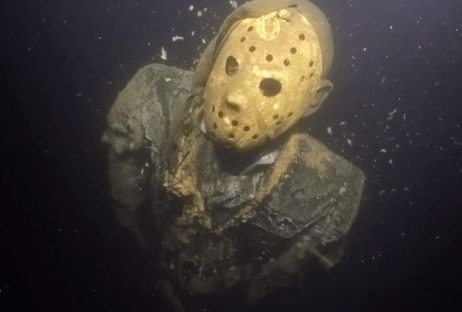 Friday the 13th's bad guy Jason Voorhees can't die but he can be chained under a lake near Crosby, Minnesota.