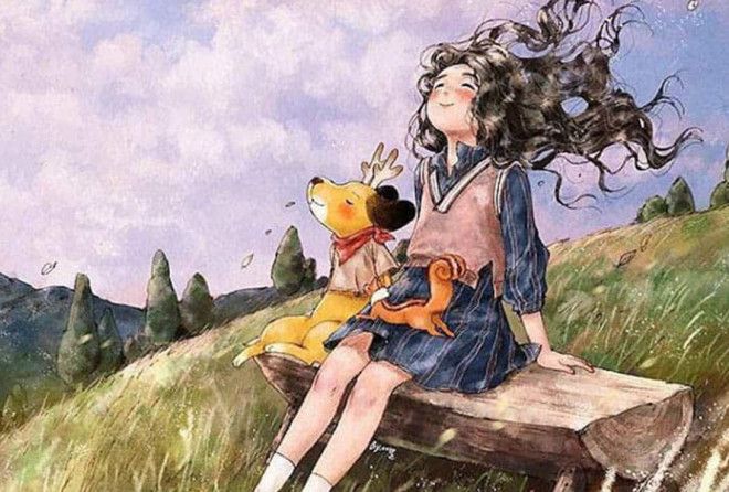 One Korean artist found inspiration in living alone with one important life companion, her dog. 