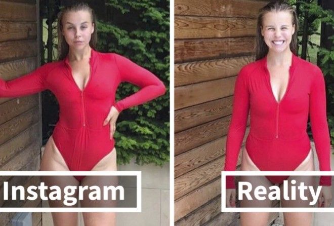 Personal trainer shows reality vs Instagram pictures differences!